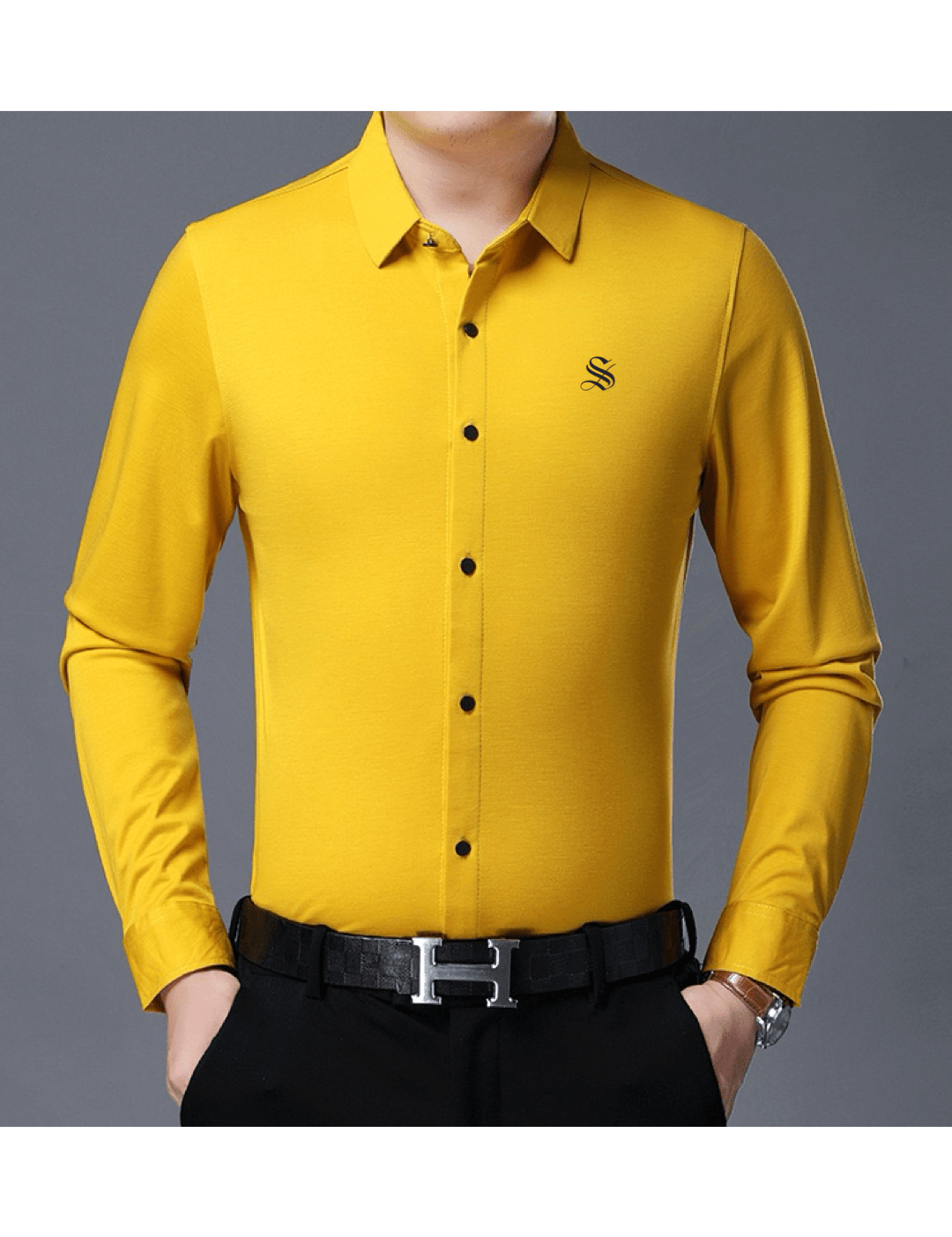ZAR 2 - Long Sleeves Shirt for Men - Sarman Fashion - Wholesale Clothing Fashion Brand for Men from Canada