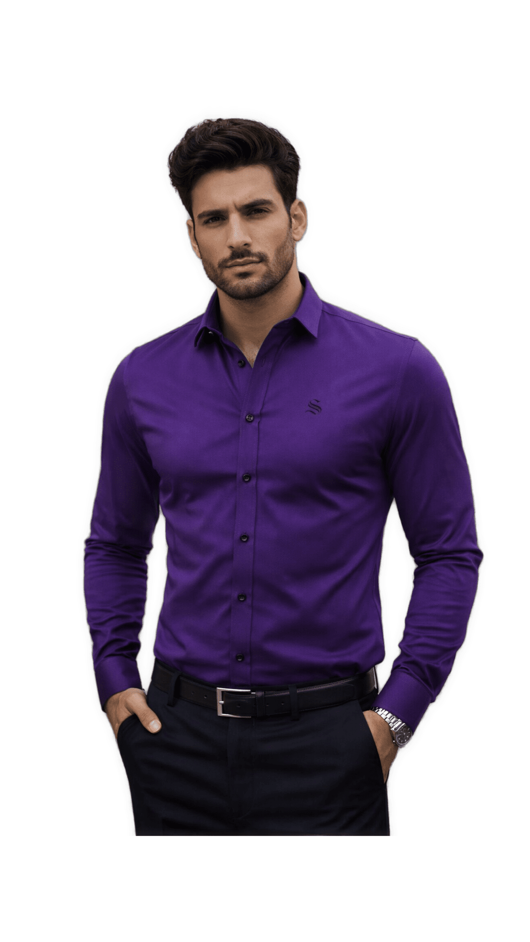 ZAR - Long Sleeves Shirt for Men - Sarman Fashion - Wholesale Clothing Fashion Brand for Men from Canada