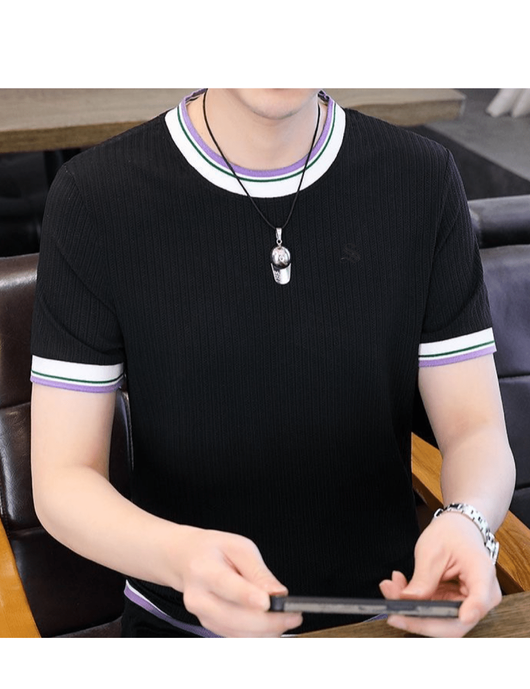 ZBNT - T-Shirt for Men - Sarman Fashion - Wholesale Clothing Fashion Brand for Men from Canada