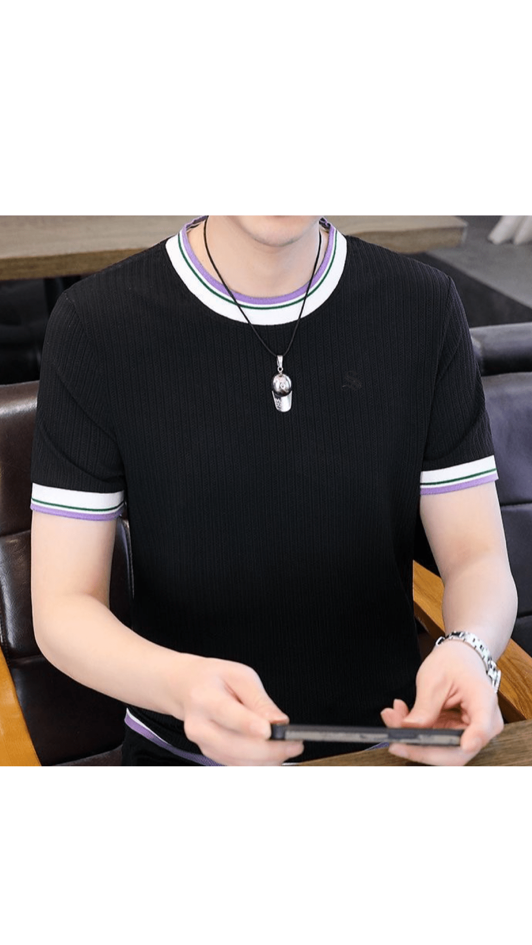 ZBNT - T-Shirt for Men - Sarman Fashion - Wholesale Clothing Fashion Brand for Men from Canada