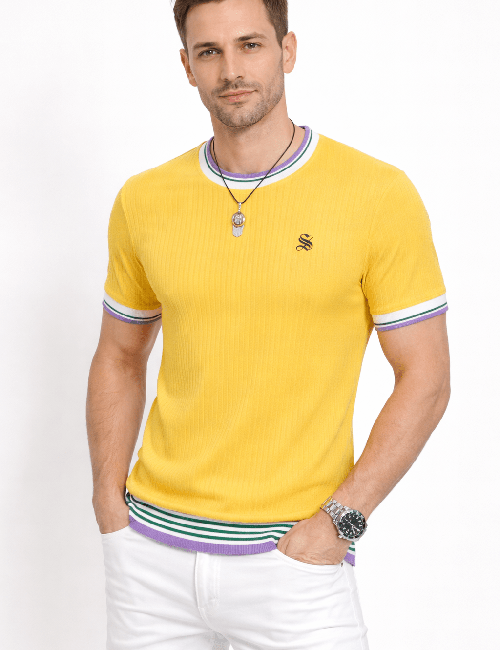 ZBNT - T-Shirt for Men - Sarman Fashion - Wholesale Clothing Fashion Brand for Men from Canada