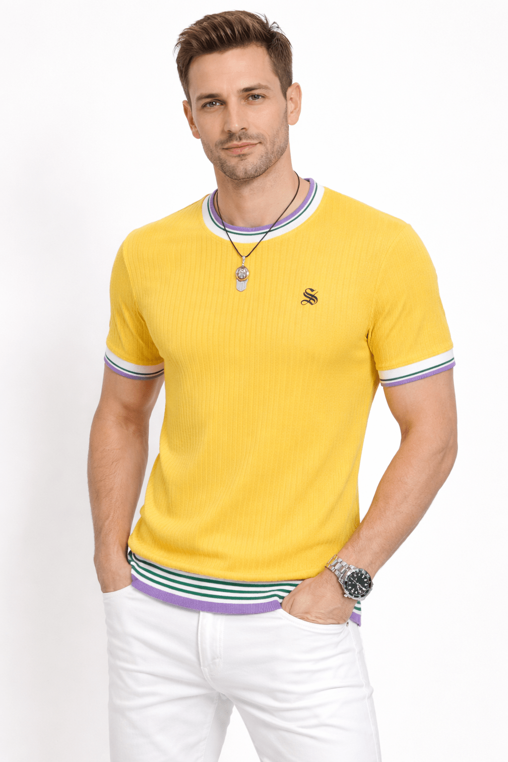 ZBNT - T-Shirt for Men - Sarman Fashion - Wholesale Clothing Fashion Brand for Men from Canada