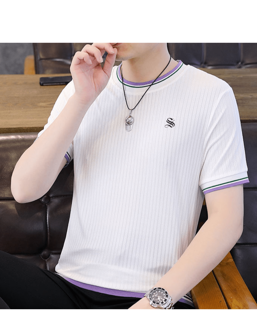 ZBNT - T-Shirt for Men - Sarman Fashion - Wholesale Clothing Fashion Brand for Men from Canada