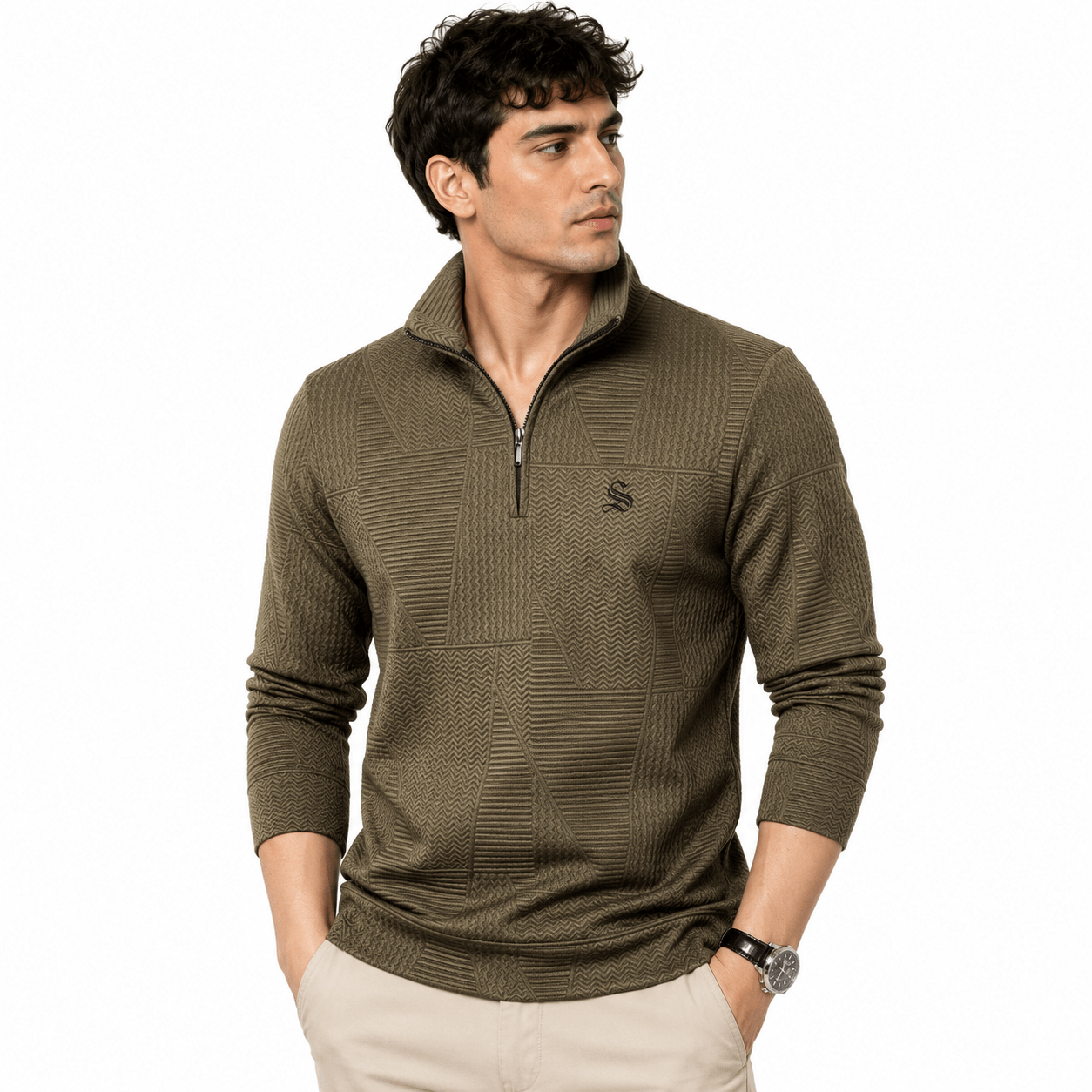 ZDibin - Track Top for Men - Sarman Fashion - Wholesale Clothing Fashion Brand for Men from Canada
