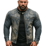 ZDTY - Long Sleeve Jeans Jacket for Men - Sarman Fashion - Wholesale Clothing Fashion Brand for Men from Canada