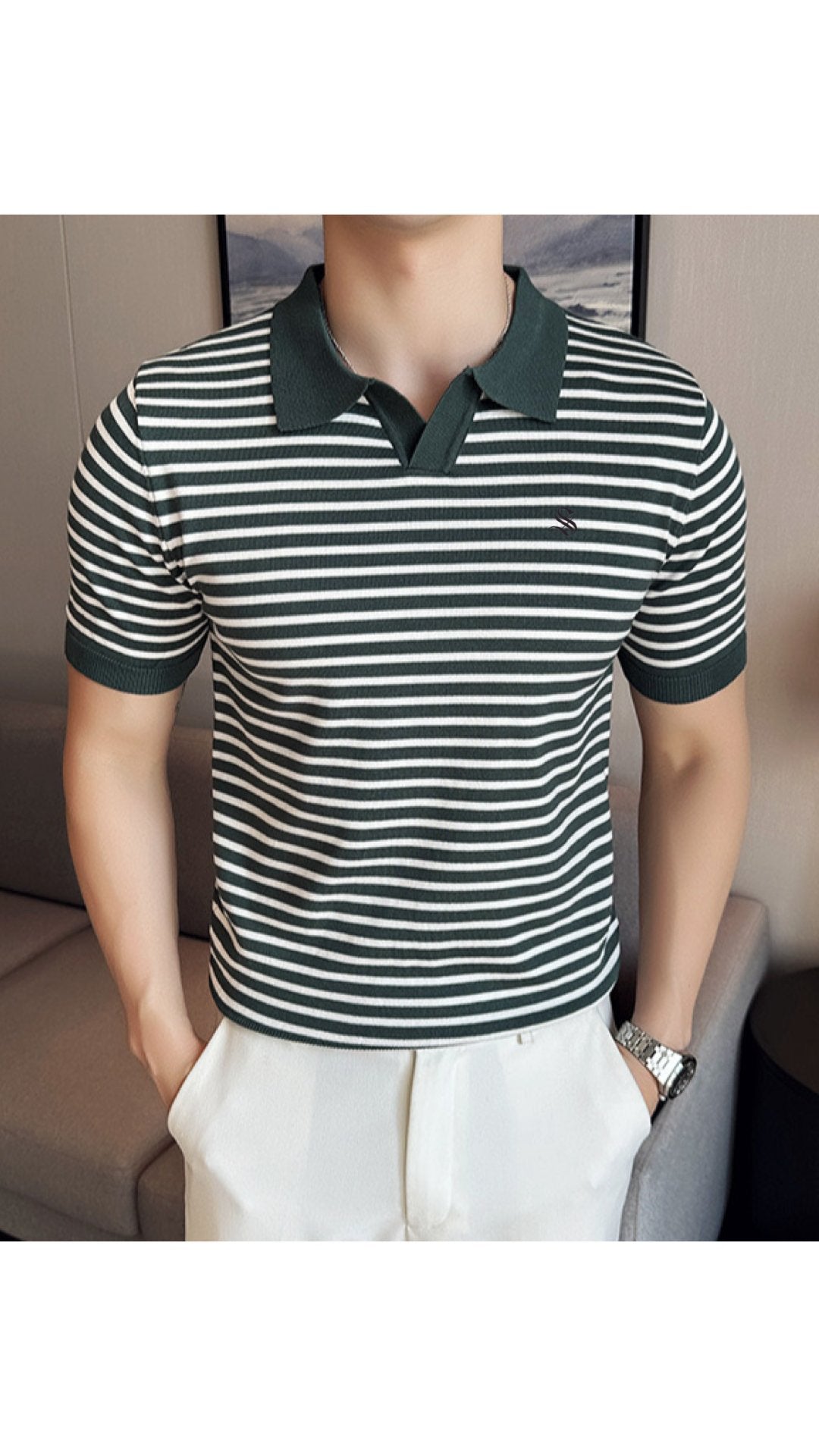 Zibozo - Polo Shirt for Men - Sarman Fashion - Wholesale Clothing Fashion Brand for Men from Canada