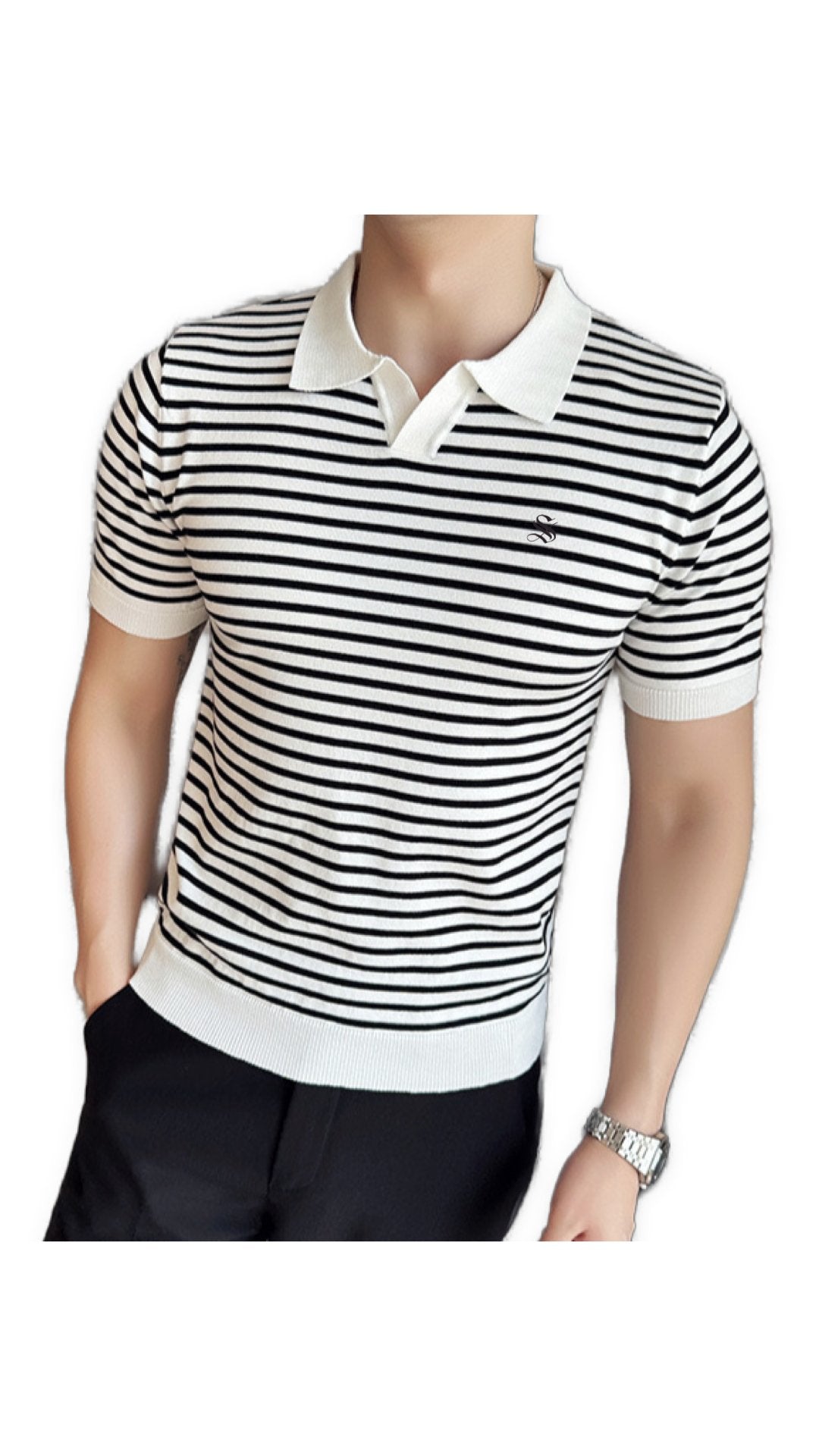 Zibozo - Polo Shirt for Men - Sarman Fashion - Wholesale Clothing Fashion Brand for Men from Canada
