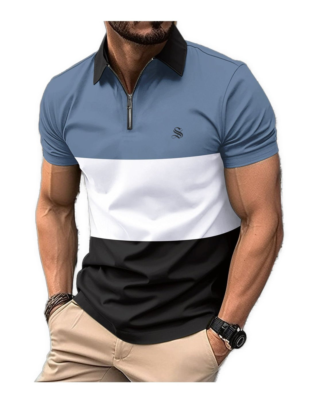 Zijik - Polo Shirt for Men - Sarman Fashion - Wholesale Clothing Fashion Brand for Men from Canada