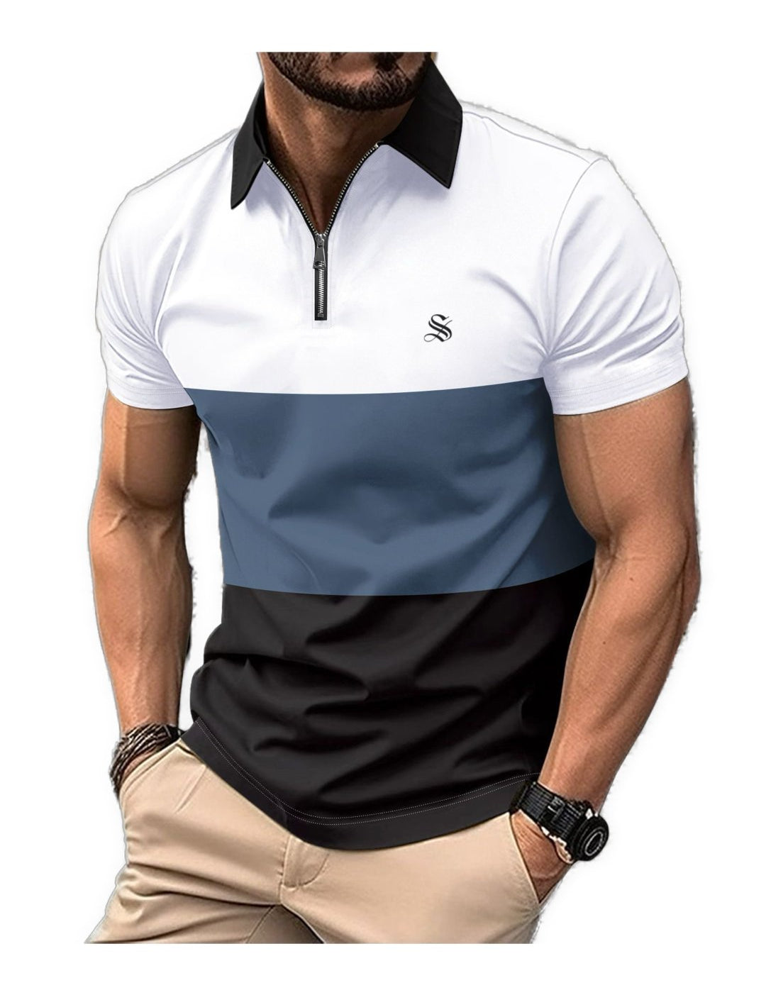 Zijik - Polo Shirt for Men - Sarman Fashion - Wholesale Clothing Fashion Brand for Men from Canada