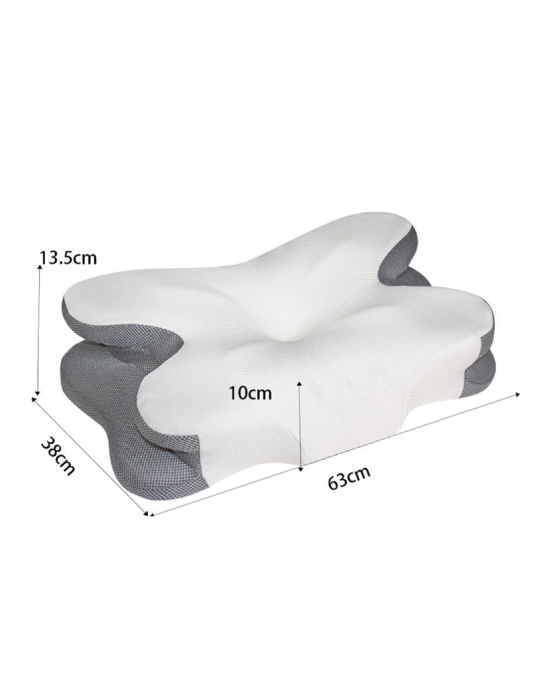 ZIMA 2 - Memory Foam Pillow for Neck and Shoulder 2 in 1 Pillow for Sleeping, Memory Foam Neck Pillows Neck Support Pillow for Side Back Stomach Sleepers Cooling Pillow with Pillowcase - Sarman Fashion - Wholesale Clothing Fashion Brand for Men from Canada
