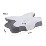 ZIMA 2 - Memory Foam Pillow for Neck and Shoulder 2 in 1 Pillow for Sleeping, Memory Foam Neck Pillows Neck Support Pillow for Side Back Stomach Sleepers Cooling Pillow with Pillowcase - Sarman Fashion - Wholesale Clothing Fashion Brand for Men from Canada