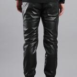 ZIMA 4 - Pu Leather Joggers for Men - Sarman Fashion - Wholesale Clothing Fashion Brand for Men from Canada