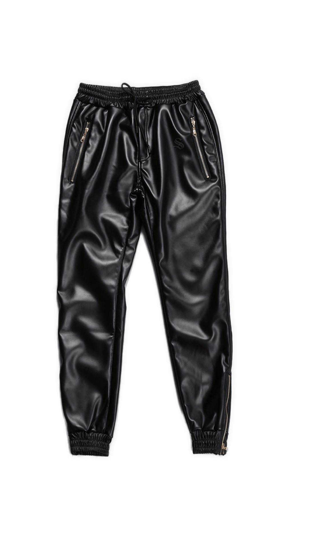 ZIMA - Pu Leather Joggers for Men - Sarman Fashion - Wholesale Clothing Fashion Brand for Men from Canada