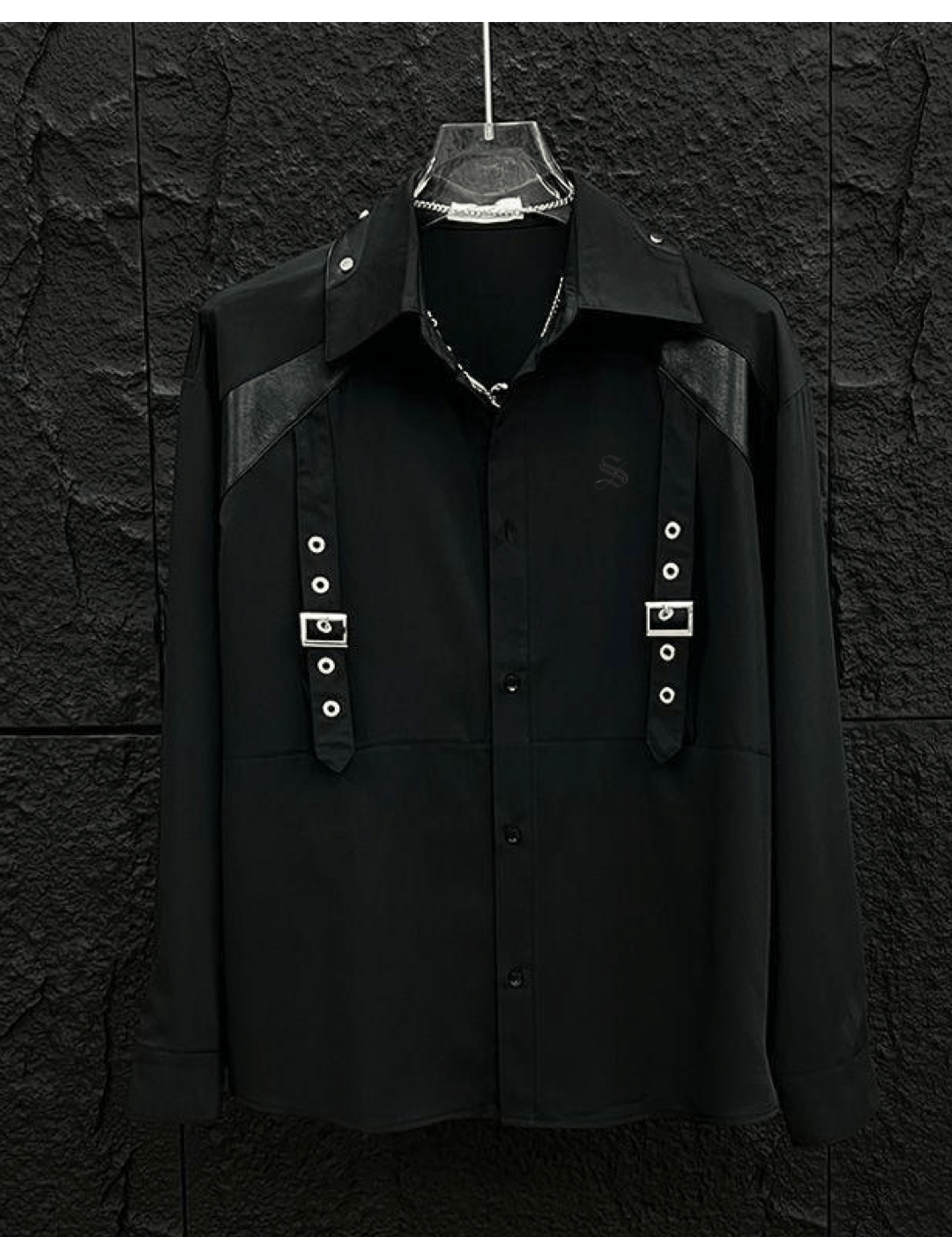 Zimbar 2 - Black Shirt for Men - Sarman Fashion - Wholesale Clothing Fashion Brand for Men from Canada