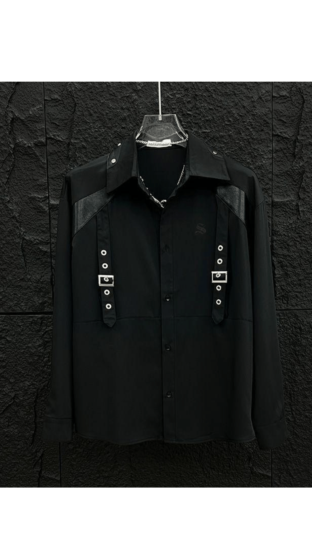 Zimbar 2 - Black Shirt for Men - Sarman Fashion - Wholesale Clothing Fashion Brand for Men from Canada