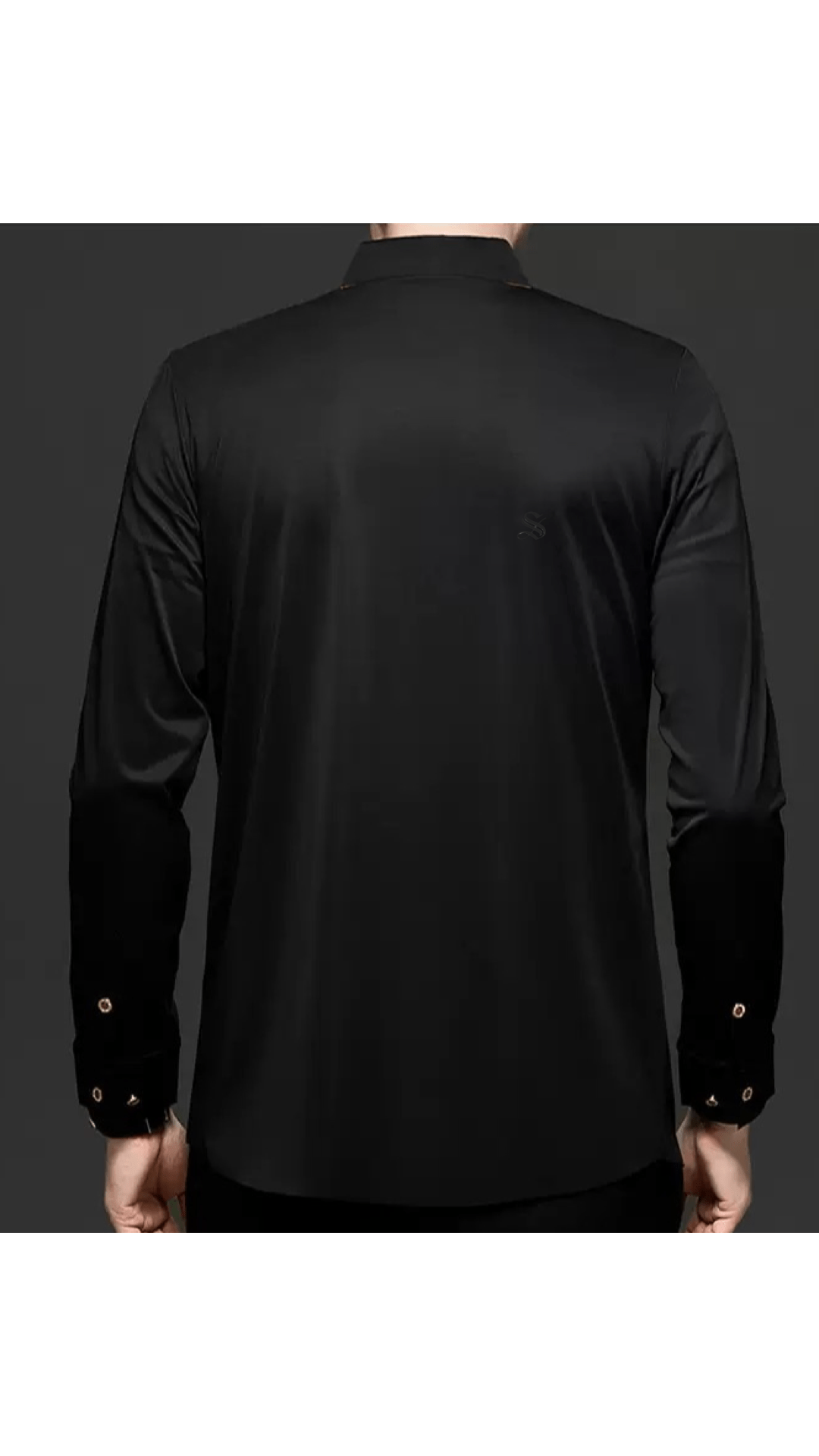Zimbar - Black Shirt for Men - Sarman Fashion - Wholesale Clothing Fashion Brand for Men from Canada