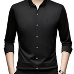 Zimbar - Black Shirt for Men - Sarman Fashion - Wholesale Clothing Fashion Brand for Men from Canada