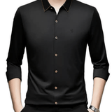 Zimbar - Black Shirt for Men - Sarman Fashion - Wholesale Clothing Fashion Brand for Men from Canada