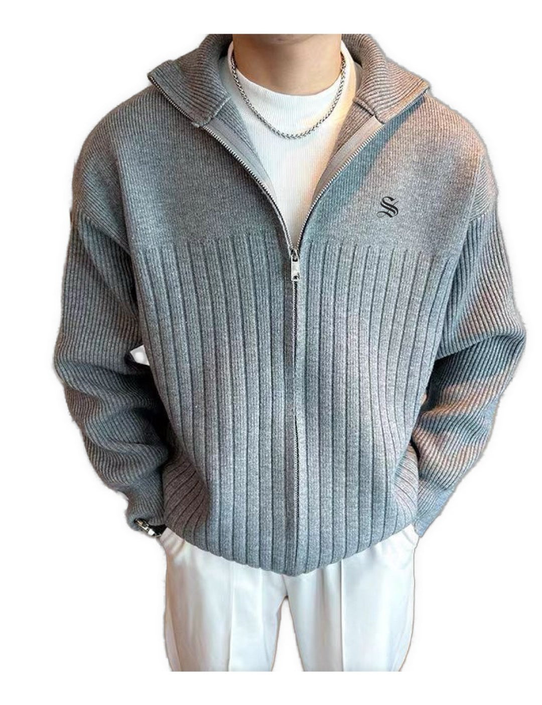 ZIO 2 - High Neck Sweater for Men - Sarman Fashion - Wholesale Clothing Fashion Brand for Men from Canada