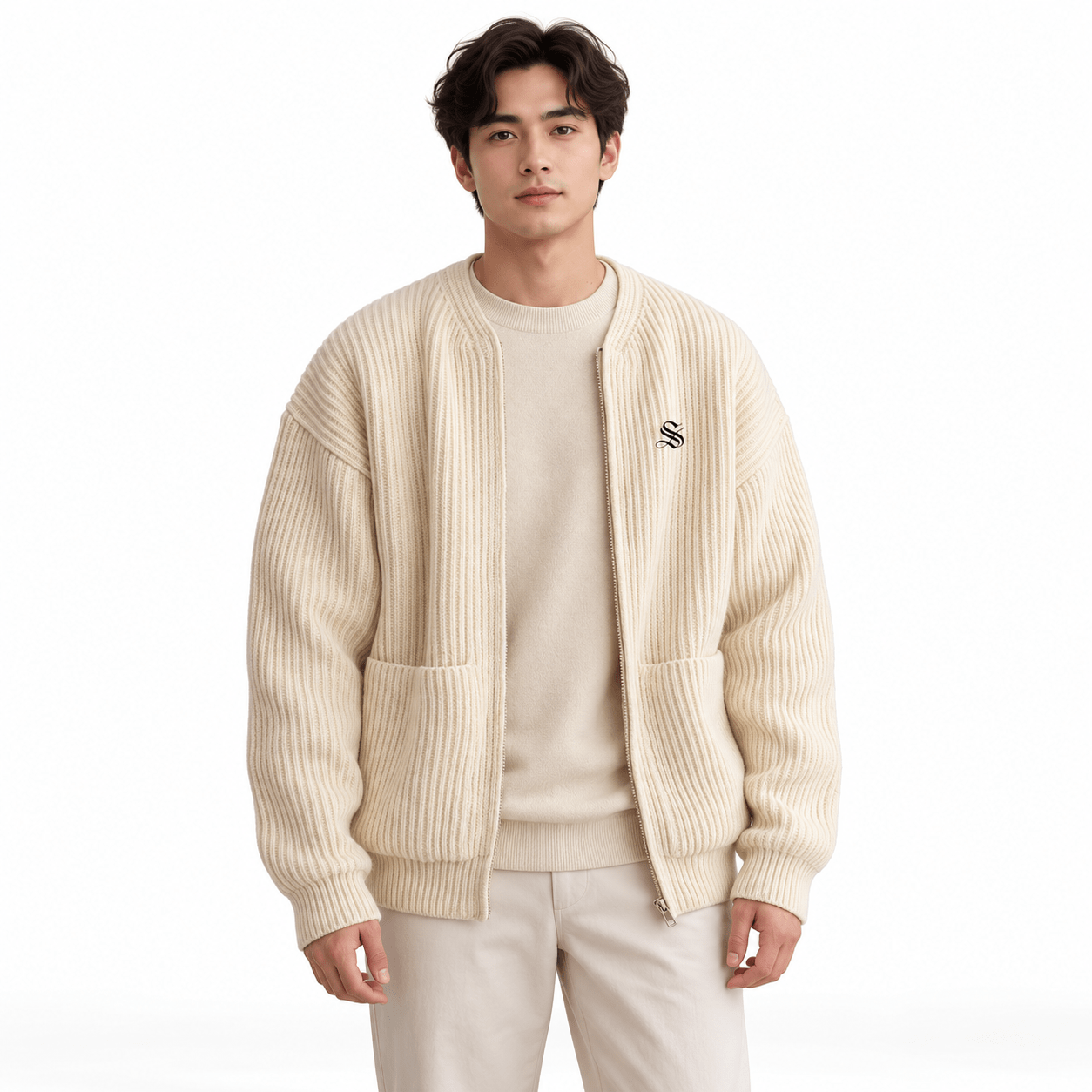 ZIO 3 - High Neck Sweater for Men - Sarman Fashion - Wholesale Clothing Fashion Brand for Men from Canada