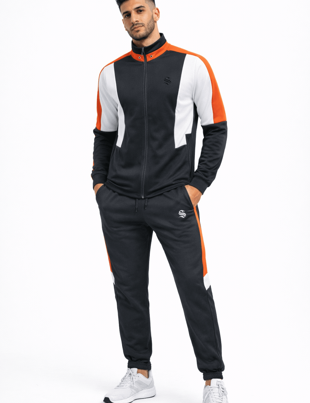 ZIo - Complete Set - Long Sleeves Track Tops & Joggers for Men - Sarman Fashion - Wholesale Clothing Fashion Brand for Men from Canada