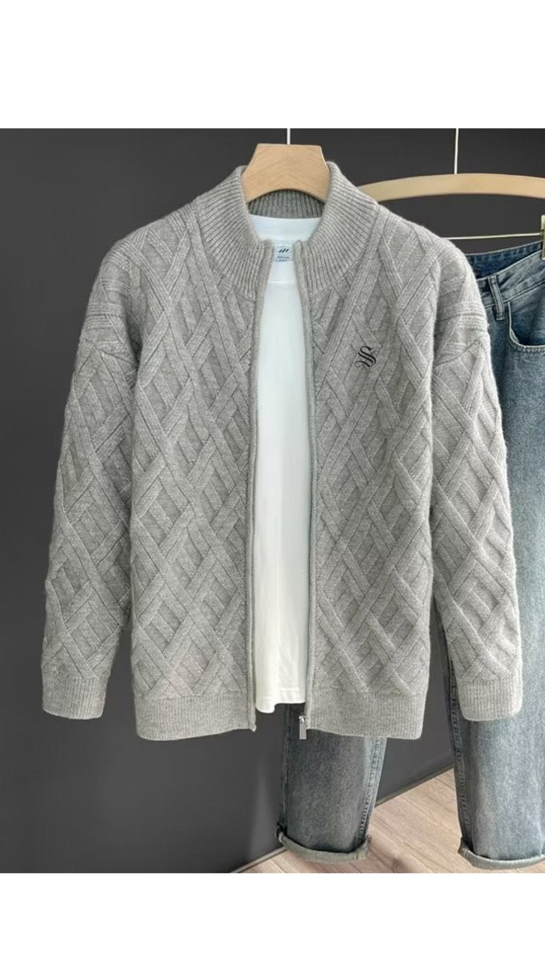 ZIO - High Neck Sweater for Men - Sarman Fashion - Wholesale Clothing Fashion Brand for Men from Canada
