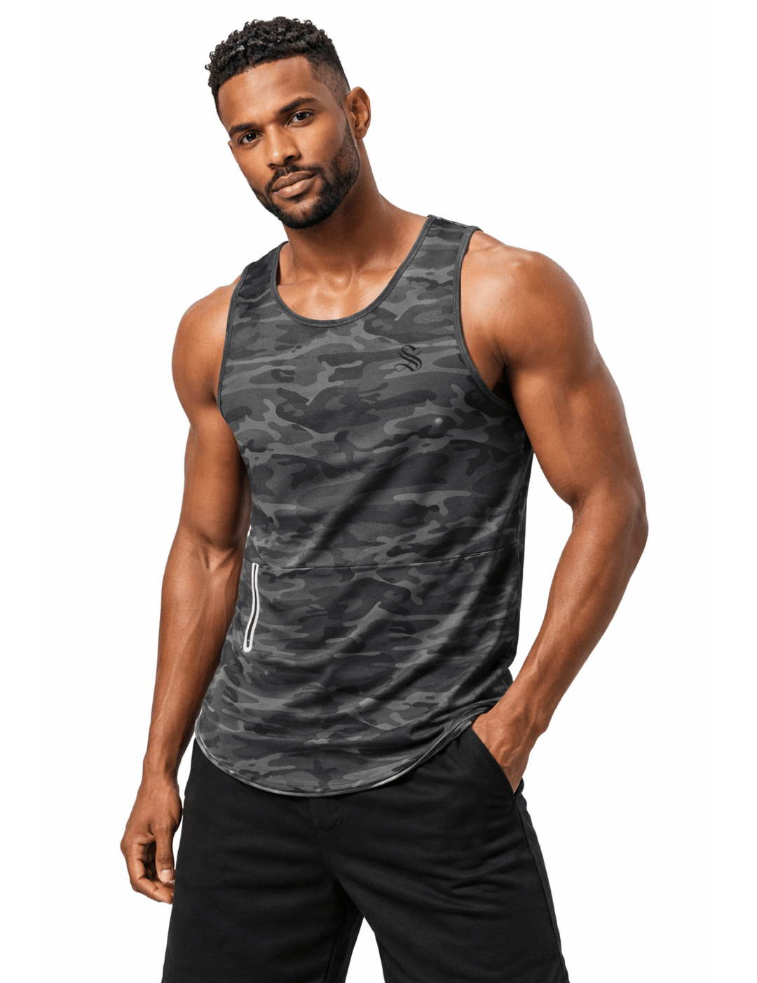 Ziplo - Tank Top for Men - Sarman Fashion - Wholesale Clothing Fashion Brand for Men from Canada