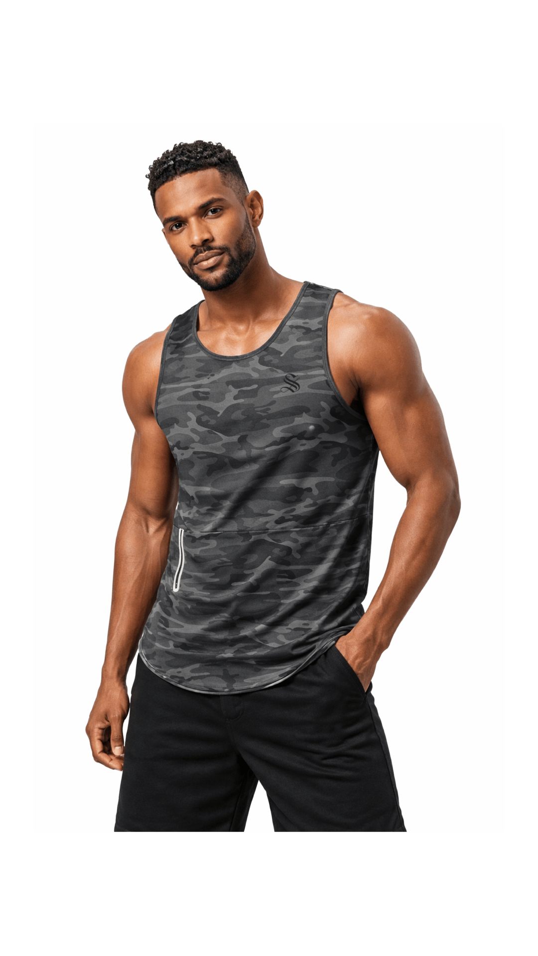 Ziplo - Tank Top for Men - Sarman Fashion - Wholesale Clothing Fashion Brand for Men from Canada