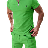 Zismia - Complete Set Polo Shirt & Shorts for Men - Sarman Fashion - Wholesale Clothing Fashion Brand for Men from Canada