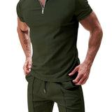 Zismia - Complete Set Polo Shirt & Shorts for Men - Sarman Fashion - Wholesale Clothing Fashion Brand for Men from Canada