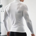 Ziviro - High Neck Long Sleeve Shirt for Men - Sarman Fashion - Wholesale Clothing Fashion Brand for Men from Canada