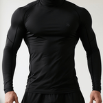 Ziviro - High Neck Long Sleeve Shirt for Men - Sarman Fashion - Wholesale Clothing Fashion Brand for Men from Canada