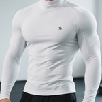 Ziviro - High Neck Long Sleeve Shirt for Men - Sarman Fashion - Wholesale Clothing Fashion Brand for Men from Canada