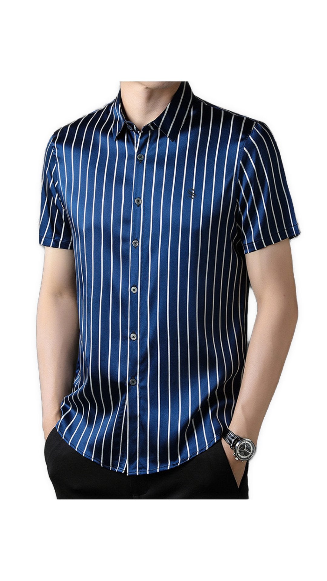 Ziwuk - Short Sleeves Shirt for Men - Sarman Fashion - Wholesale Clothing Fashion Brand for Men from Canada