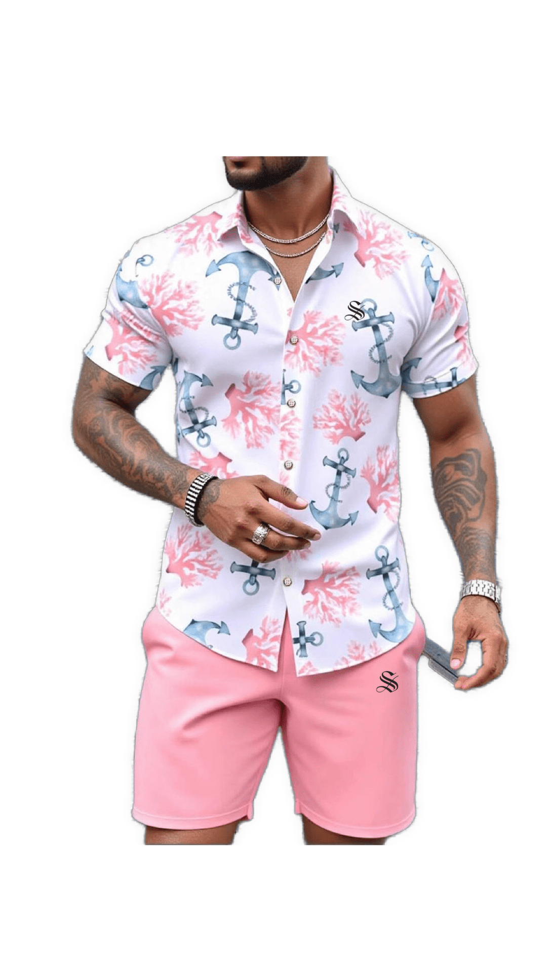 ZJA 10 - Top & Shorts for Men - Sarman Fashion - Wholesale Clothing Fashion Brand for Men from Canada