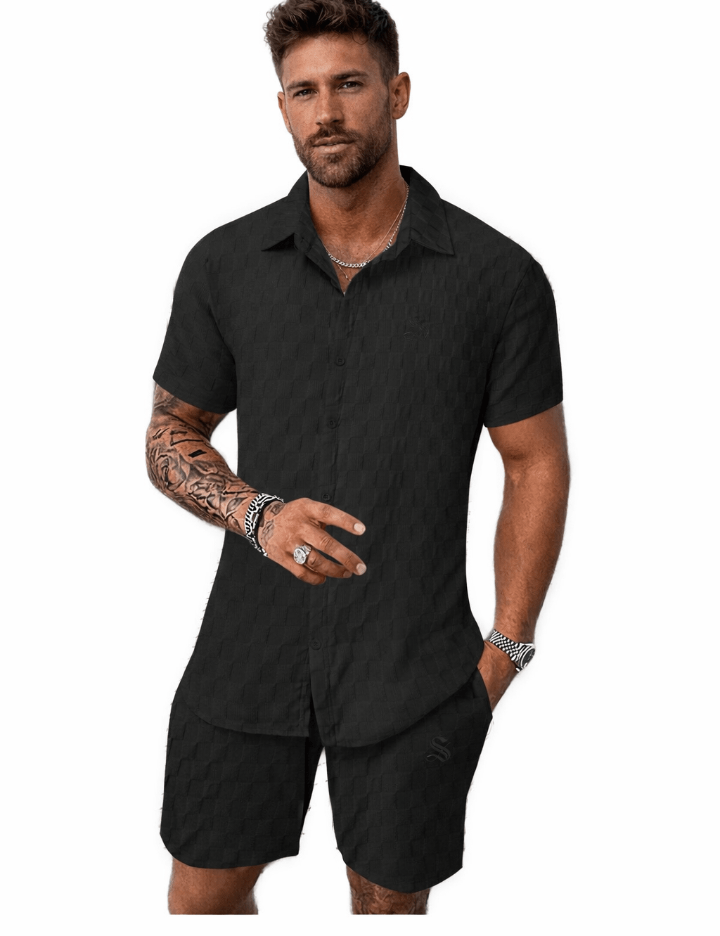 ZJA 3 - Top & Shorts for Men - Sarman Fashion - Wholesale Clothing Fashion Brand for Men from Canada