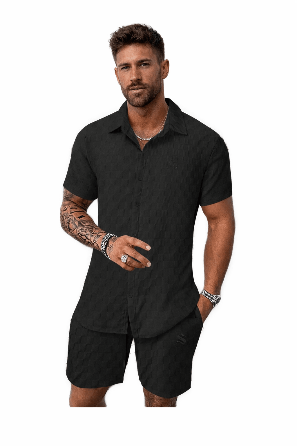 ZJA 3 - Top & Shorts for Men - Sarman Fashion - Wholesale Clothing Fashion Brand for Men from Canada