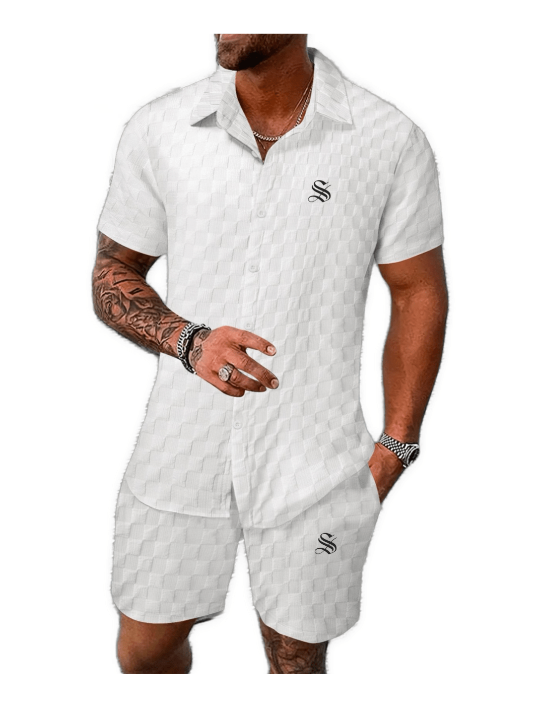 ZJA 3 - Top & Shorts for Men - Sarman Fashion - Wholesale Clothing Fashion Brand for Men from Canada