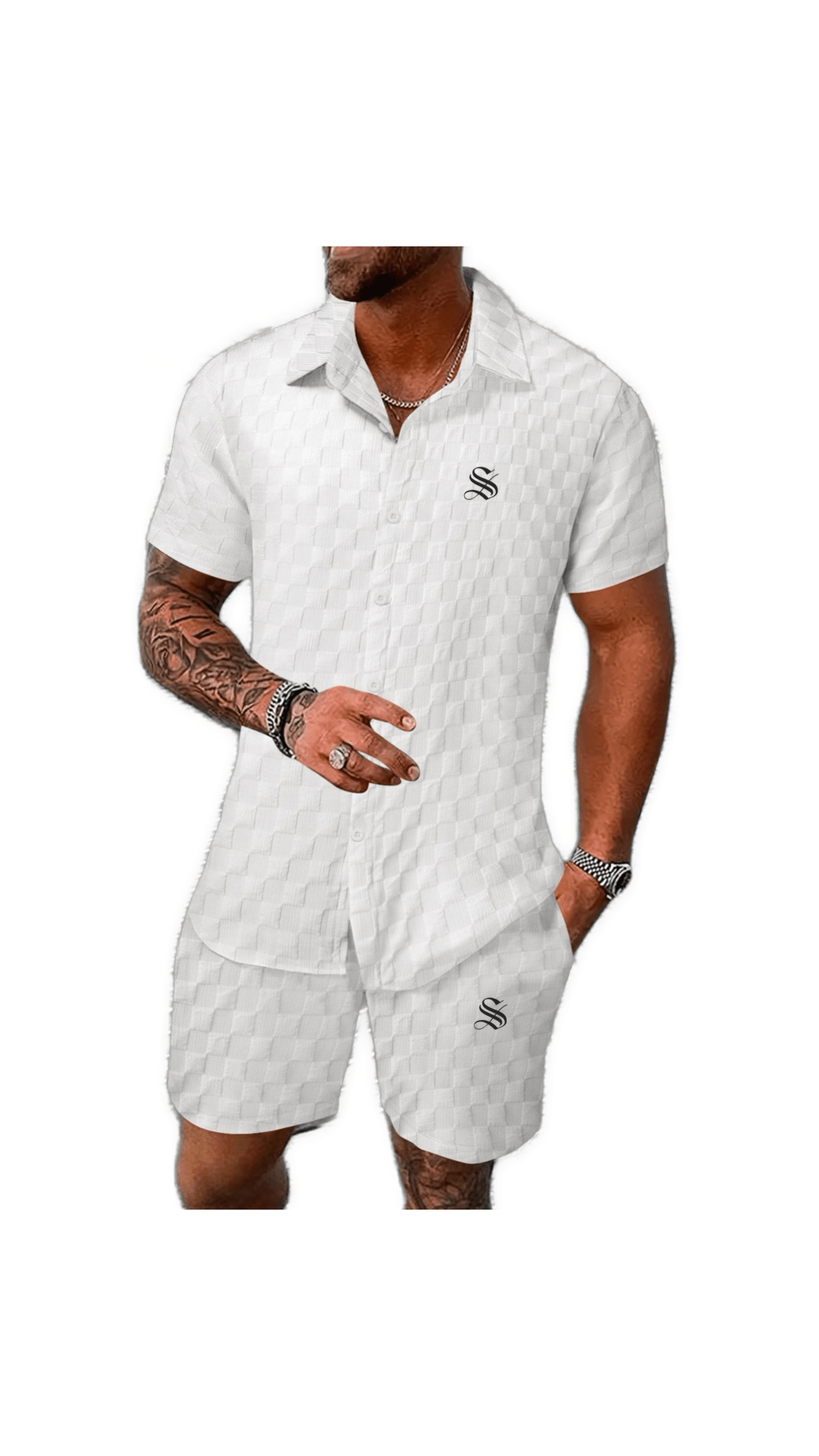 ZJA 3 - Top & Shorts for Men - Sarman Fashion - Wholesale Clothing Fashion Brand for Men from Canada