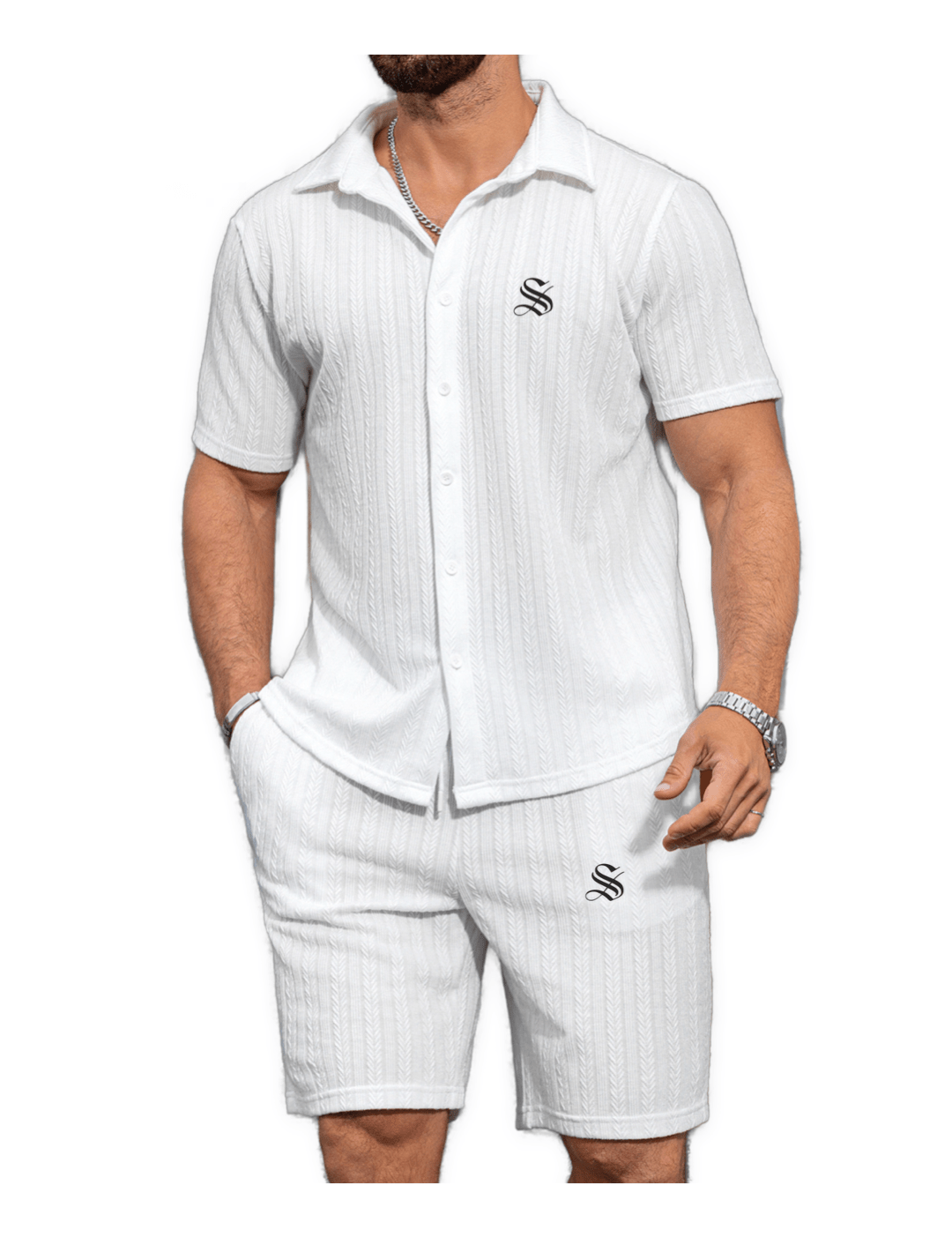 ZJA 6 - Top & Shorts for Men - Sarman Fashion - Wholesale Clothing Fashion Brand for Men from Canada