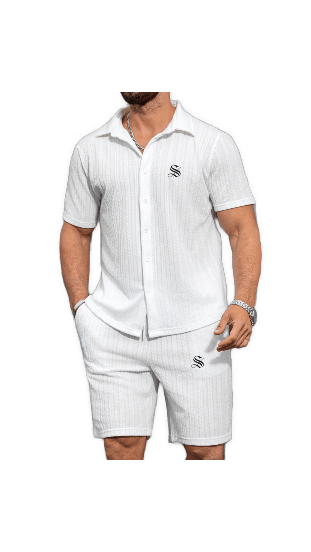 ZJA 6 - Top & Shorts for Men - Sarman Fashion - Wholesale Clothing Fashion Brand for Men from Canada