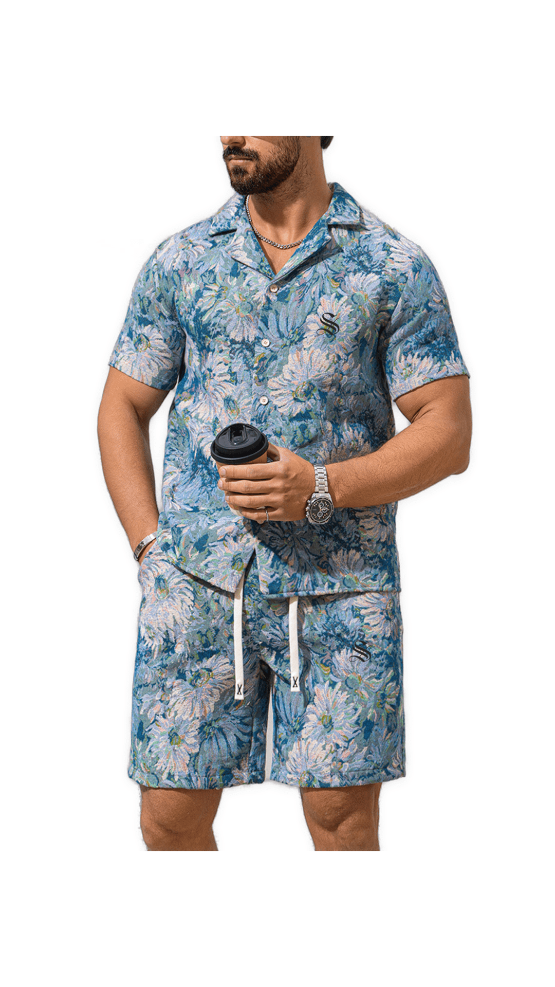ZJA 7 - Top & Shorts for Men - Sarman Fashion - Wholesale Clothing Fashion Brand for Men from Canada