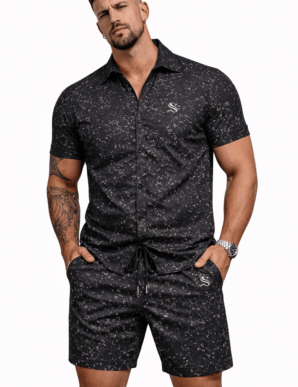 ZJA 8 - Top & Shorts for Men - Sarman Fashion - Wholesale Clothing Fashion Brand for Men from Canada
