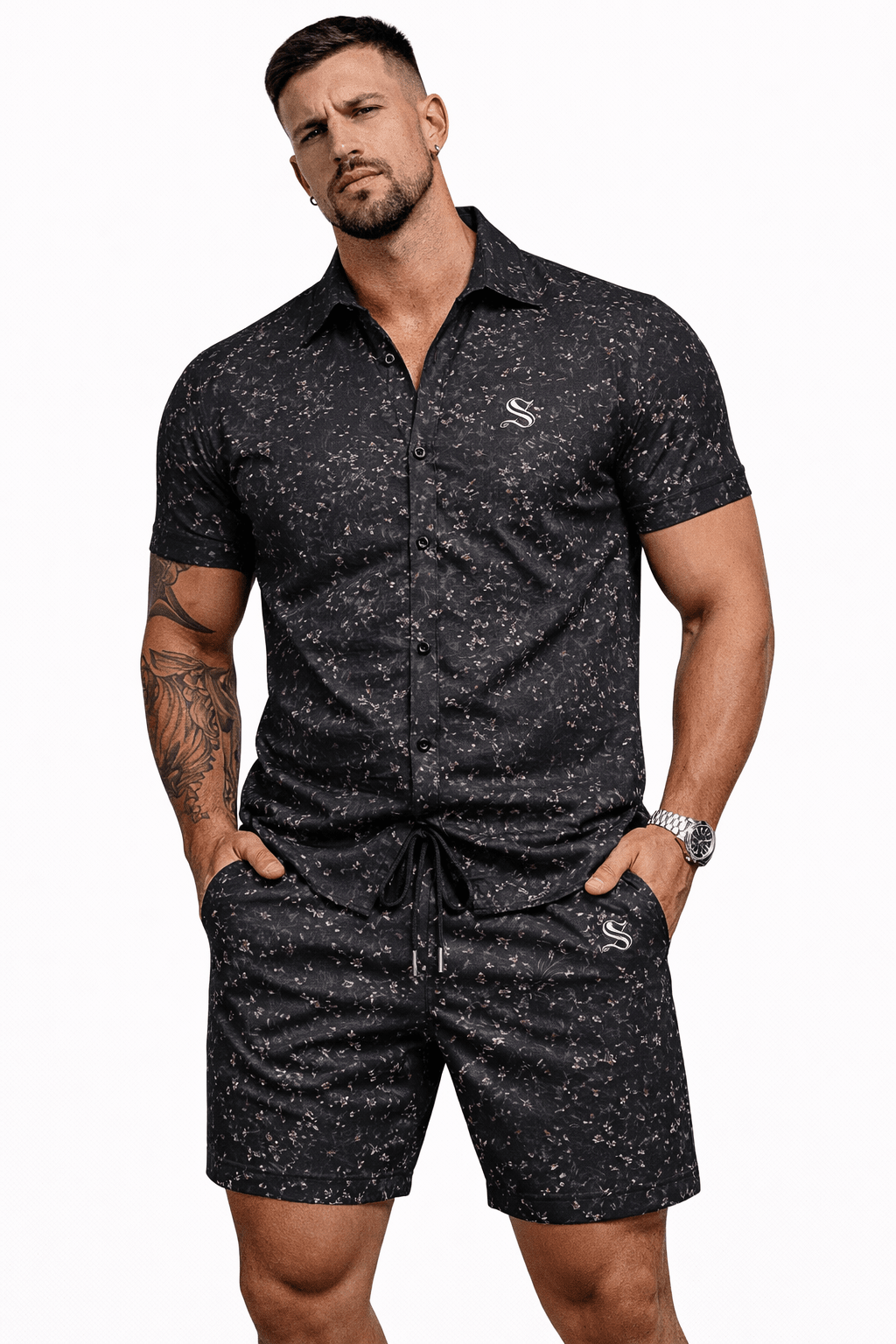 ZJA 8 - Top & Shorts for Men - Sarman Fashion - Wholesale Clothing Fashion Brand for Men from Canada