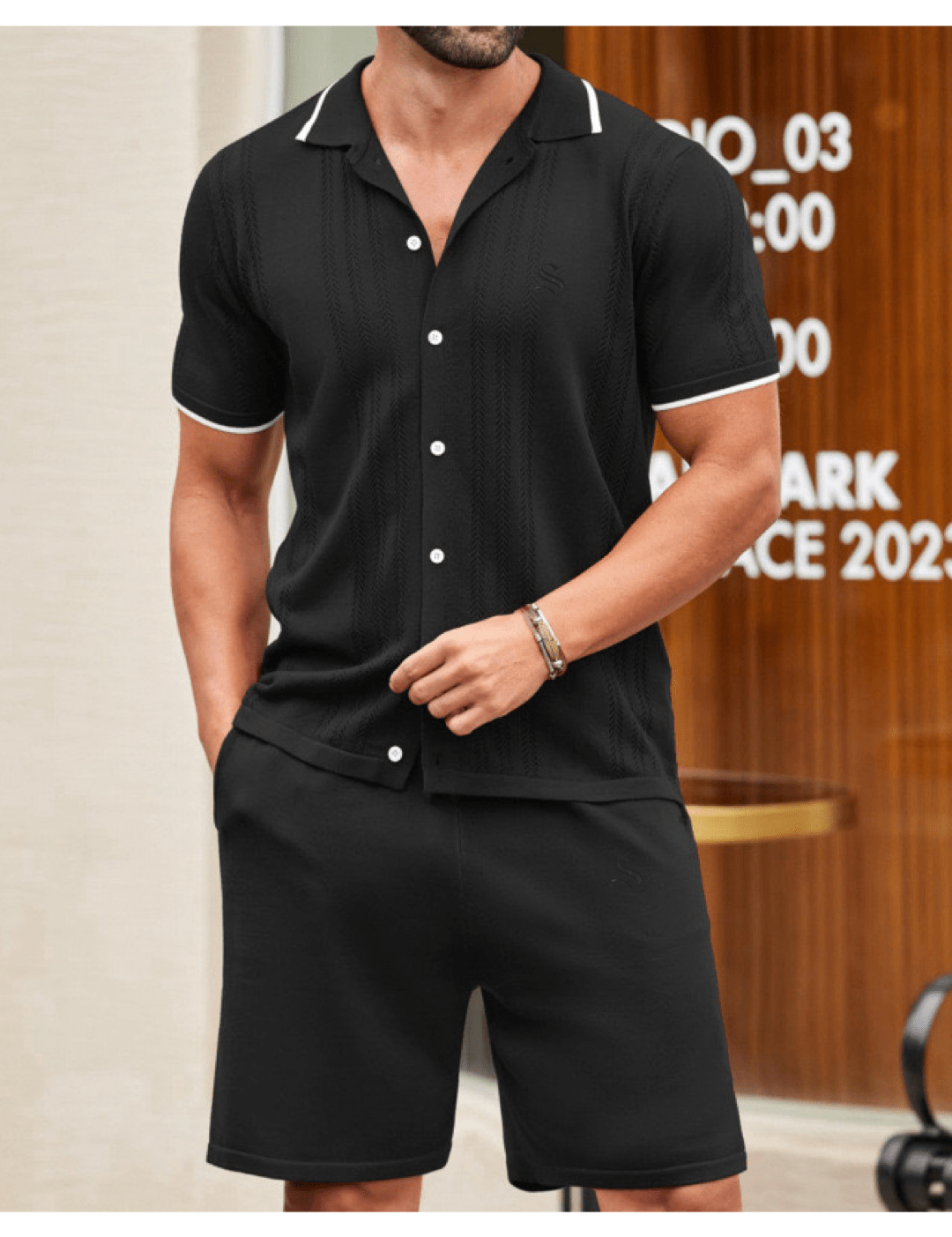 ZJA 8 - Top & Shorts for Men - Sarman Fashion - Wholesale Clothing Fashion Brand for Men from Canada
