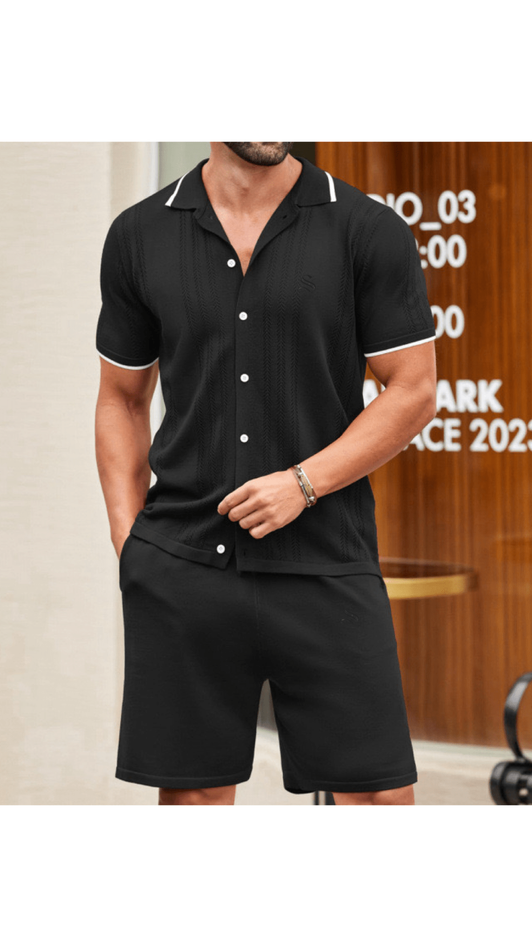ZJA 8 - Top & Shorts for Men - Sarman Fashion - Wholesale Clothing Fashion Brand for Men from Canada
