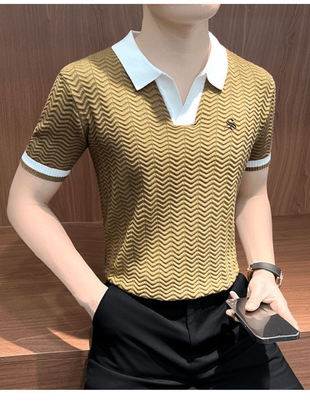 ZNA 8 - Polo Shirt for Men - Sarman Fashion - Wholesale Clothing Fashion Brand for Men from Canada