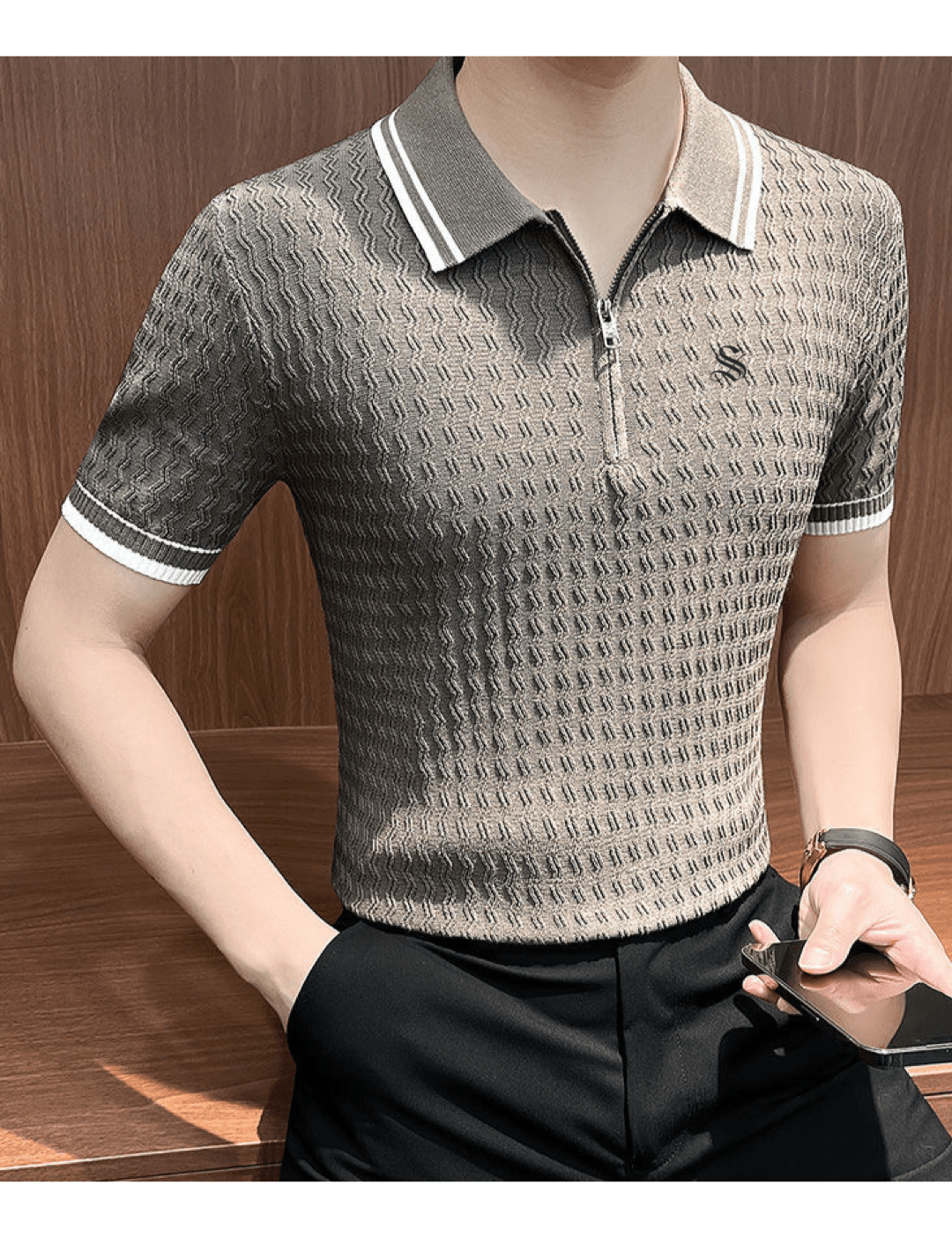 ZNA 9 - Polo Shirt for Men - Sarman Fashion - Wholesale Clothing Fashion Brand for Men from Canada
