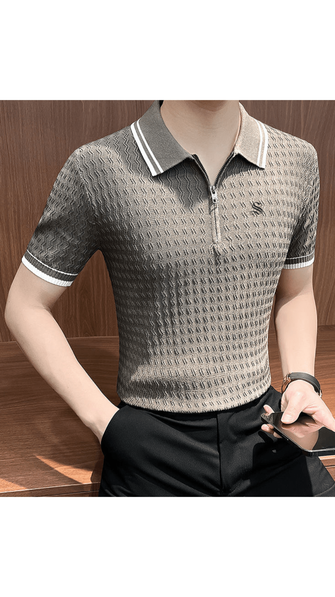 ZNA 9 - Polo Shirt for Men - Sarman Fashion - Wholesale Clothing Fashion Brand for Men from Canada