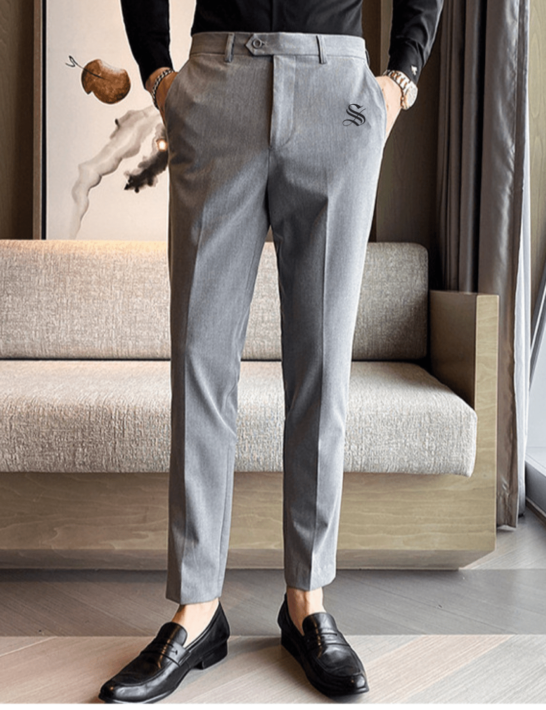 ZNHE 9 - Classic Pants for Men - Sarman Fashion - Wholesale Clothing Fashion Brand for Men from Canada